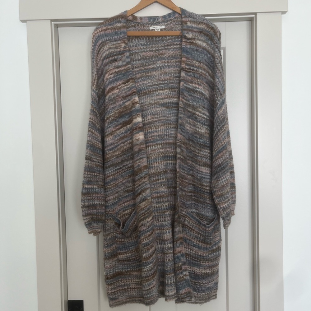 American Eagle Outfitters Multicolor Knit Cardigan
